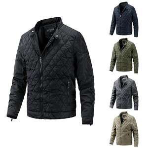 C1114S2645 BB نمط عارضة سترة بياقة ماسية معطف رجالي خفيف الوزن - Product Image 2