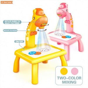 Jumon 10 Inch LCD Green Educational Toy Drawing Board Projector Art Tablet <b>for</b> Children Writing T8 - Product Image 1