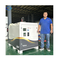 Station de remplissage d'essence portable Conteneur Distributeur de carburant Huile Diesel Réservoir avec pompe 1000-5000L Station de carburant mobile