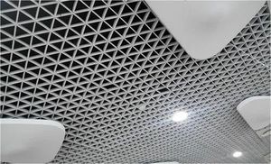 <strong>T</strong> <strong>Bar</strong> <strong>Suspended</strong> Aluminum Open Cell <strong>Grid</strong> <strong>Ceiling</strong> Aluminum Grille <strong>Ceiling</strong> - Product Image 4