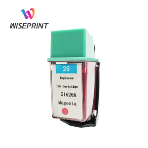 Wiseprint Compatible con <span class=keywords><strong>HP</strong></span> 26 26A 51626 51626A Cartucho Remanufacturado a Todo Color para <span class=keywords><strong>DeskJet</strong></span> <span class=keywords><strong>200</strong></span> 320 340 400 500C 505K 540 - Product Image 1