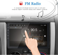 Head Unit Player Mobil Android 9 Inch 1+16GB dengan Layar Sentuh, Apple CarPlay, Android Auto, dan Stereo BT