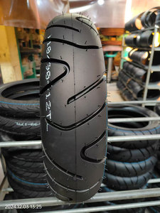 12 inch Scooter lốp 110/90-12 vành và lốp xe gắn máy bánh xe không săm/Ống loại lốp llantas Moto rim 12 - Product Image 5