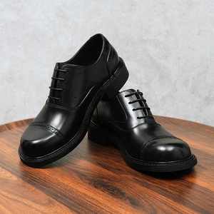 Zapatos de Fiesta de Cuero Genuino para Hombre, Última Moda, Zapatos de Cuero Redondos con Puntos, de Alta Gama, para Trajes, que Aumentan la Estatura, para Otoño - Product Image 3