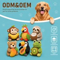 Jouet en peluche pour chien, jouet en forme d'animal doux pour le jeu interactif quotidien, logo personnalisé, marque privée, vente en gros, fournisseur de marques pour animaux de compagnie