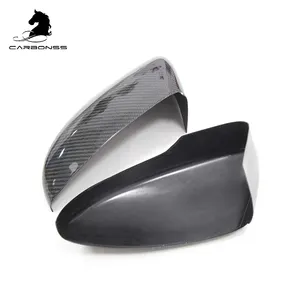 Carbon Add On Side Mirror Covers Fit For Volkswagen Passat CC Scirocco