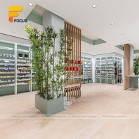 Tiroir de pharmacie industrielle Étagères de pharmacie Table de travail de pharmacie gondole avec étagère