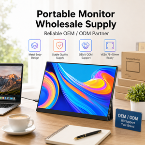 Écran <span class=keywords><strong>portable</strong></span> USB-C 16 pouces 2,5K, extension d'écran pour <span class=keywords><strong>ordinateur</strong></span> <span class=keywords><strong>portable</strong></span>, double mini HDMI, moniteur léger 0,7 kg - Product Image 2