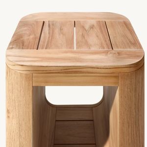 Teak Solid Wood Luxury Outdoor Garden Furniture High End Patio Balcony <b>square</b> <b>Side</b> <b>Table</b> - Product Image 3