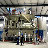 Usine de malaxage de mortier sec résistant à l'usure, production de 15 tonnes/heure pour la fabrication de mortier pré-mélangé pour la construction