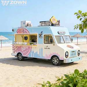 ZOWN - Camión de Comida Eléctrico Totalmente Equipado para Catering, Carrito de Hot Dogs, Remolque de Comida Personalizado, Equipamiento Completo de Cocina de Restaurante - Product Image 1