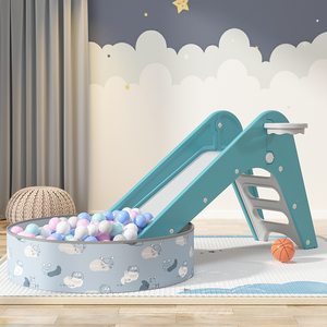 Phong Cách Đơn Giản Trẻ Em Khu Vực Thiết Bị Gia Đình Trong Nhà Sân Chơi Trượt Chất Lượng Cao Toddler Nhựa Trượt - Product Image 2