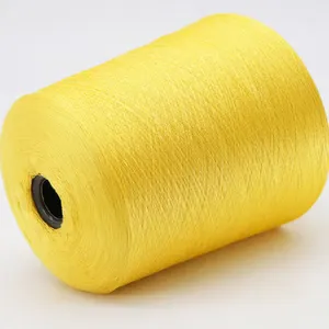 Rayonne 63% naturelle résistante au rétrécissement 7% soie 30% tencel fil tissé mélangé pour machines à tricoter