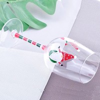 Vente en gros de gobelets à vin rouge uniques, verrerie décorative de luxe avec placage électrolytique, ensembles de gobelets à vin pour mariage