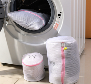 ब्रा जूते के कपड़े धोने के लिए कस्टम कढ़ाई प्लास्टिक सैंडविच नेट जाल बैग के लिए अलमारी के लिए फोल्डेबल स्टोरेज - Product Image 5