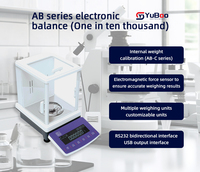 Balance analytique Yubo de haute qualité 120/31g 0.1/0.01/1mg, balance de précision numérique de laboratoire, OEM personnalisable, entièrement automatique