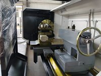 Tour à fileter automatique CNC QK1313, alésage de broche 130 mm, machine horizontale à banc plat pour le filetage de tuyaux de champ pétrolier