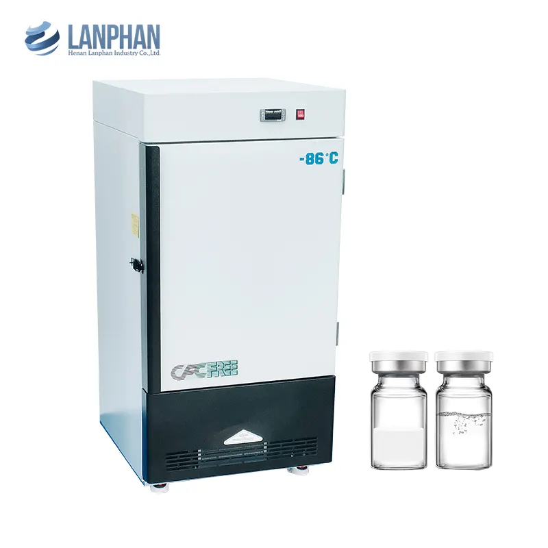 Lanphan Medical Ultracold極低温ワクチン冷凍庫垂直-86度超低温冷凍庫