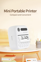 Mini imprimante pour iOS et Android, imprimante photo miniature sans fil pour l'impression d'étiquettes, appareil photo pour enfants, impression instantanée