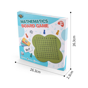 Tablero de aprendizaje de multiplicación FD177, juego de práctica de tabla de multiplicar de 1 a 10 para niños de 4 a 7 años, juguete educativo de matemáticas - Product Image 3