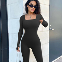 Combinaison de yoga à manches longues en spandex/nylon respirant et sans couture, imprimé sport, 6 couleurs, pour femmes, XINXU Spring