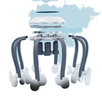 Massage du cuir chevelu relaxant complet du corps qui favorise la circulation sanguine soulage la fatigue masseur de tête de pieuvre Vibration électrique de la tête