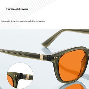 กรอบแว่นตา TR90 สำหรับผู้ชาย แฟชั่น ป้องกันแสงสีฟ้า 100% แว่นตา OEM ขายส่งระดับไฮเอนด์ ขอบเต็ม ยูนิเซ็กซ์ ป้องกันแสงสีฟ้า - Product Image 3