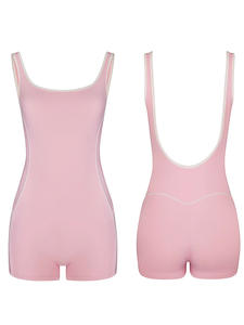 ชุดจั๊มสูทกีฬาผ้าสแปนเด็กซ์/ไนลอนแบบชิ้นเดียว ระบายอากาศได้ดี ดีไซน์คอเหลี่ยมโชว์หลัง เซ็กซี่ เหมาะสำหรับโยคะ ฟิตเนส และออกกำลังกายสำหรับผู้หญิง - Product Image 6