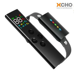 Collier de dressage pour chien Xcho, réglable, rechargeable, écran couleur, 3 modes, pour chiens de petite et grande taille, design breveté noir - Product Image 3