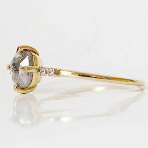 Top Selling <b>Vintage</b> 14K Rose <b>Gold</b> Pepper Diamond Wedding <b>Ring</b> High End Design Engagement <b>Ring</b> - Product Image 3