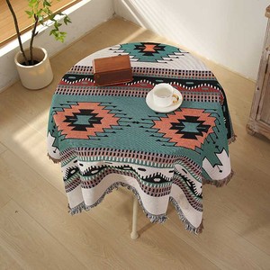 Tovaglie e <span class=keywords><strong>Copritavolo</strong></span> Jacquard Tribali Moderni del Sud-Ovest con Nappe, Tessuti, per Tavoli Rettangolari, Lavabili, Ideali per Campeggio - Vendita all'Ingrosso - Product Image 1