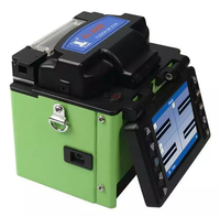 Épissureuse de fibres optiques Jilong KL-500E Mini avec pinces SOC détachables, support 3-en-1 et alignement de cœur à quatre moteurs