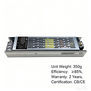 Alimentation électrique LED certifiée CB CE 150W, boîtier en aluminium pour intérieur, transformateur 200-240V AC-DC, convertisseur à sortie unique, éclairage LED - Product Image 2