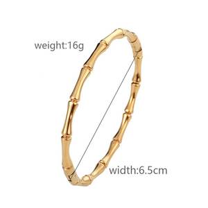 กำไลข้อมือสแตนเลสสตีลชุบทองคุณภาพสูง ดีไซน์ทันสมัย กันน้ำ เหมาะสำหรับงานปาร์ตี้ สำหรับผู้หญิง - Product Image 3