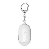 Dispositif personnel de sécurité intelligent rechargeable avec bouton SOS, sirène d'alarme panique, GPS de navigation et porte-clés pour femmes et jeunes filles
