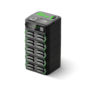 Station de partage de batteries externes ultra-minces à charge rapide 60W, 20 emplacements, 6000mAh pour téléphones mobiles - Product Image 4