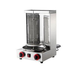 Máquina de Kebab Turco Gas2 de 3/4 Quemadores para Uso Comercial, Asador Vertical para Asar Carne, Gyro, Shawarma - Product Image 5