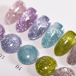 MIMAGPIE 20 Couleurs Vernis Gel Pailleté Réfléchissant Sans HEMA Fournisseur Professionnel de Produits pour Ongles OEM Vernis Gel UV Sans HEMA Sans TPO - Product Image 2