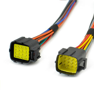 Harnais de câblage en cuivre pur étanche IP68 à 16 broches pour transmission de signal de véhicule à énergie nouvelle, certifié CE/FCC/ROHS (ODM/OEM) - Product Image 1