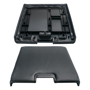 Cubierta de Reposabrazos para Consola Central Chevrolet 20864151, Caja de Almacenamiento de Cuero Negro para Modelos 2007-2013 - Product Image 1