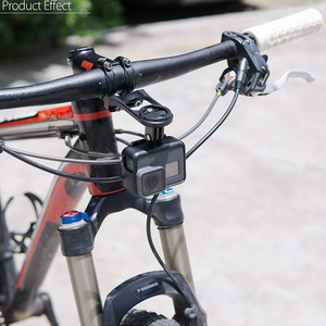 ตัวต่อขยายคอมพิวเตอร์จักรยานที่สามารถปรับได้สำหรับ GoPro Bryton Garmin ตัวยึดแฮนด์อลูมิเนียมอัลลอยแบบปลดได้อย่างรวดเร็ว - Product Image 2