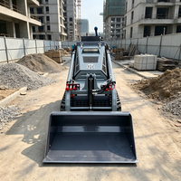 Chargeuse sur chenilles tout-terrain V800, moteur diesel Kubota 3 cylindres, garantie 1 an, conforme EPA EU5 pour les travaux agricoles et de construction