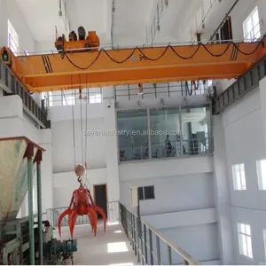 Katrol listrik tunggal Girder Overhead jembatan Travel Crane 5 Ton 7 Ton 10 Ton Girder tunggal jembatan Overhead dengan Hook