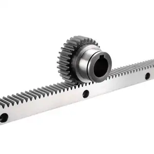 Left <span class=keywords><strong>Helical</strong></span> Gear <span class=keywords><strong>Rack</strong></span> 1.25mod 22*25*1400Mm Right Helix <span class=keywords><strong>Rack</strong></span> 20 Răng 14Mm Bore Modulus 1.25 <span class=keywords><strong>Rack</strong></span> Và Pinion - Product Image 1
