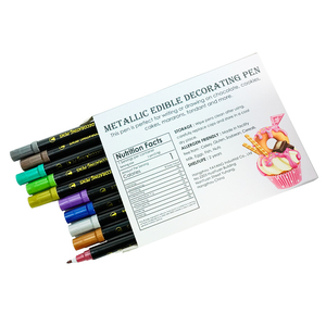 Rotuladores de tinta comestibles de grado alimenticio <span class=keywords><strong>para</strong></span> herramientas decorativas Brillo comestible - Product Image 6