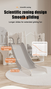 Struttura per arrampicata multifunzione per bambini al coperto Play <span class=keywords><strong>House</strong></span> per bambini e bambini sala giochi giochi in plastica altalena e scivoli per bambini giocattolo scorrevole - Product Image 5