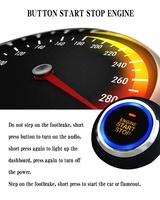 Clé de voiture intelligente modèle Corolla avec bouton de démarrage Serrure centrale de porte télécommandée Démarreur à distance du moteur Système d'alarme de sécurité