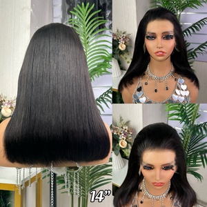 100% Ready to Ship Wholesale 13x4 HD Lace Straight <b>Bob</b> <b>Wigs</b> Peruvian Virgin Hair Human Hair <b>Wigs</b> for Black Women - Product Image 3