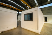 Maison capsule préfabriquée isolée et étanche, cabine modulaire mobile pour bureau, école, salon
