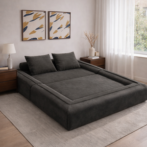 Divano Modulare a Compressione di Alta Qualità - Divano a L Compresso Sottovuoto Pieghevole Facile da Spedire e Conservare per Appartamenti e Hotel - Product Image 2